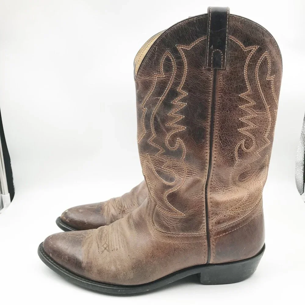 SMOKY MOUNTAIN Denver Western Embroidered Cowboy Boots Mens 10 - Picture 4 of 8